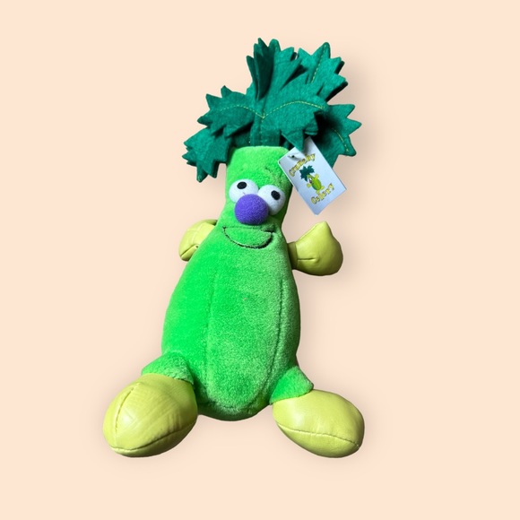 Vtg Toy Box Creations Vegetable Friends Lot Of 3 Broccoli, Corn, Celery Plush - Picture 9 of 13